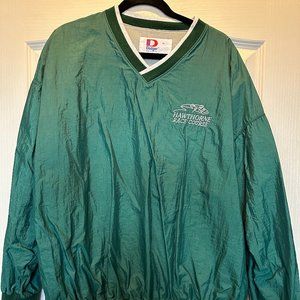 Vintage Nylon Golf Mesh Windbreaker 1990s Hawthorne Racecourse Chicago